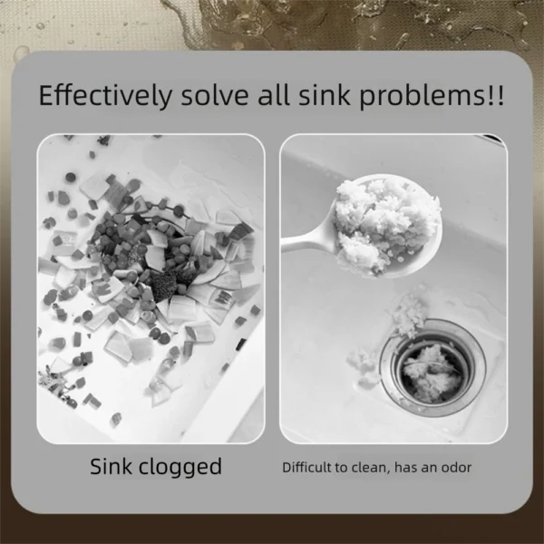 Kitchen Garbage Filter with Bottom Opening Lid – Sink Strainer Basket for Food Waste - Image 4