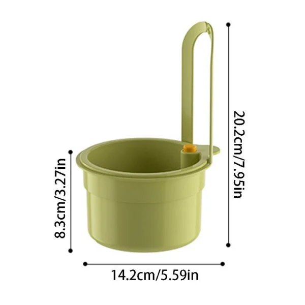 Kitchen Garbage Filter with Bottom Opening Lid – Sink Strainer Basket for Food Waste - Image 6